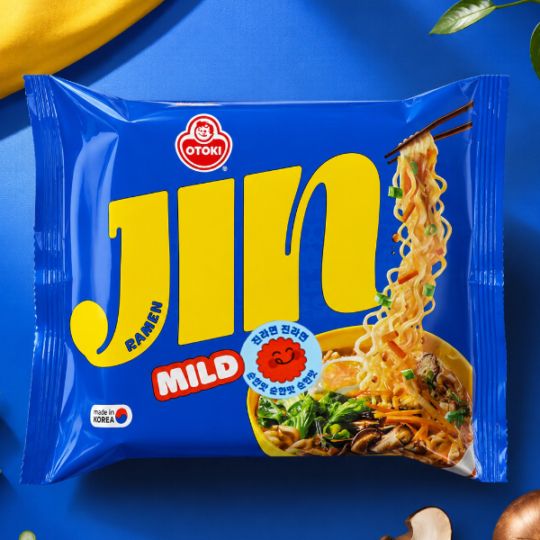 [オトゥギ] ジンラーメン（小辛）120g / 袋ラーメン 韓国らーめん
