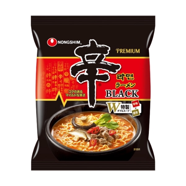 [農心]辛ラーメン ブラック130g/BLACK 辛ラーメン/