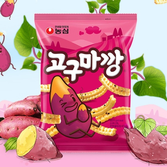 [農心]コグマカン83g/さつま芋味|お菓子|お菓子/飲料