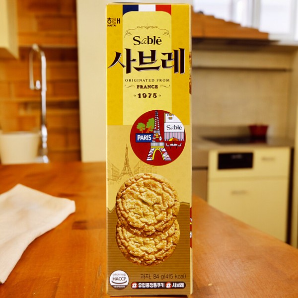 ヘテ] サブレ / 84g バター味クッキー | 韓国市場,お菓子/飲料
