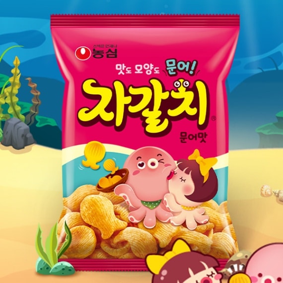 [農心]ジャガルチ(タコ味)90g/韓国お菓子　韓国食品　韓国おやつ|お菓子|お菓子/飲料