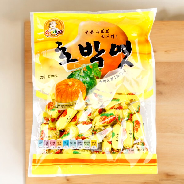candya]カボチャ飴270g/韓国飴 韓国食品 韓国おやつ | 韓国市場,お
