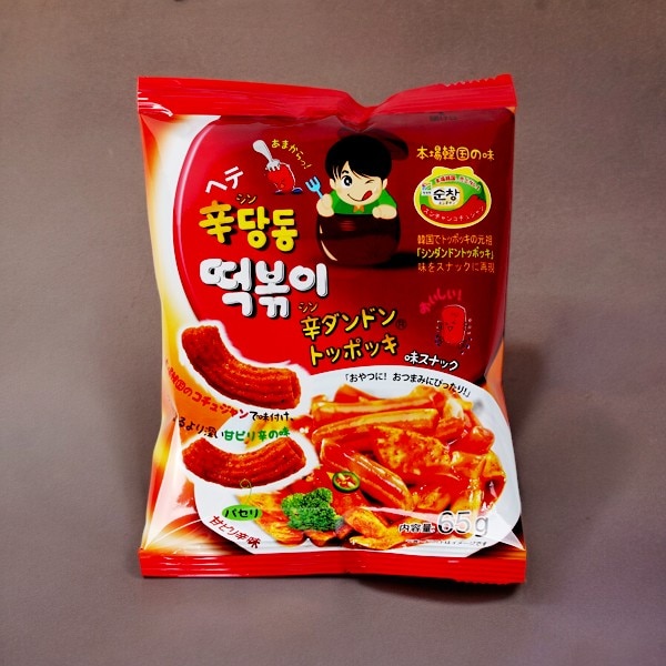 [ヘテ]トッポギお菓子65g/シンダンドン トッポギスナック 韓国お菓子 韓国食品