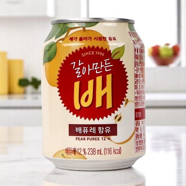 [htb]梨ジュース（缶）238ml/韓国飲み物　韓国食品　韓国飲料　韓国食材