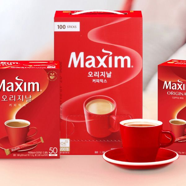 Maxim]オリジナルコーヒーミックス100本(赤)/マキシム