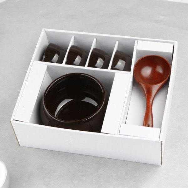 韓国 徳利 3点セット 酒器]高級マッコリ壺セット/ハンアリ 1L用 | 韓国市場,厨房/食器類