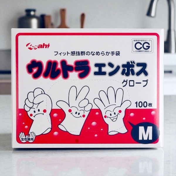 ビニル手袋(100枚)-Mサイズ