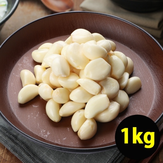 [冷]むきニンニク1kg/中国産 ニンニク 生ニンニク 皮むきニンニク 韓国料理