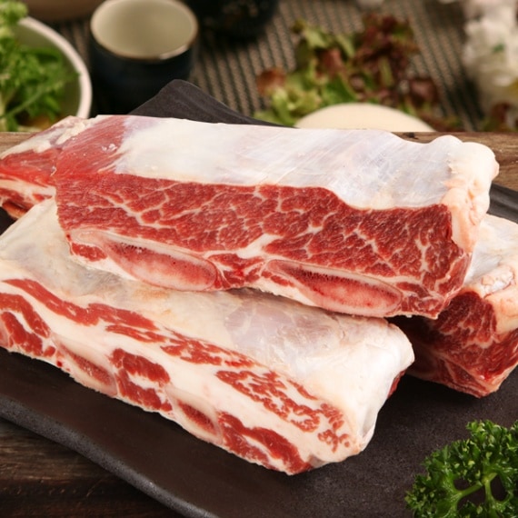 [凍]チム用カルビブロック約2.2kg【量り売り】※クレジットカード・銀行振込支払い不可※