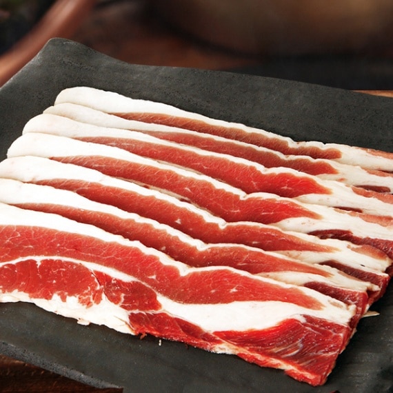 [凍]牛外バラスライス約1kg（約2mm）/牛肉　しゃぶしゃぶ