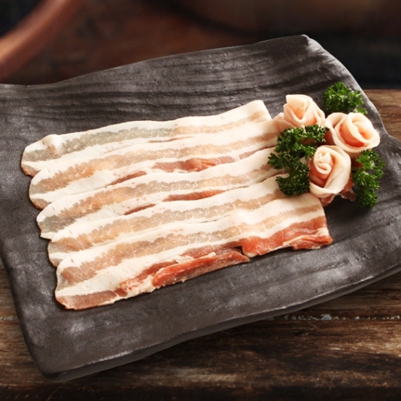 [凍] 豚 バラ 肉 スライス 約1kg（厚さ2mm）/