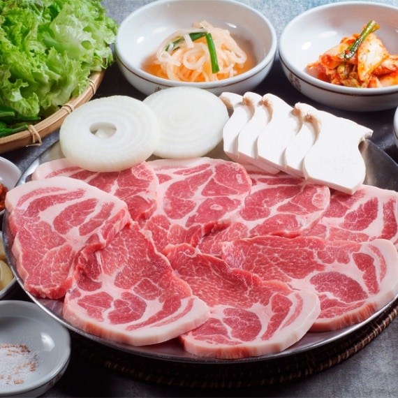 [凍]豚の肩ローススライス約1kg(厚さ5mm)-チリ産