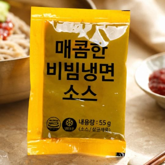 [市場] 韓国冷麺 ビビムソース 55g｜甘辛 本格ビビン冷麺のたれ 1人前
