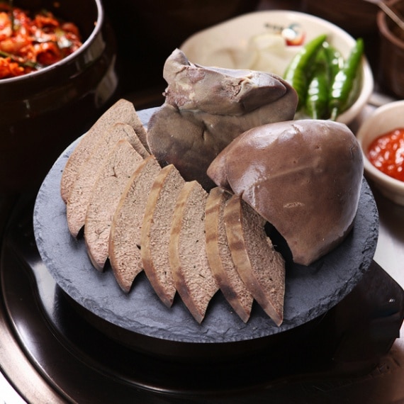 [凍] 豚レバー（ボイル）500g / 旨みたっぷり ボイル済み 