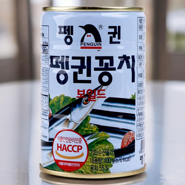[ペンギン]サンマ缶詰400g/保存食 コンチ缶詰 韓国料理 韓国食材 韓国食品