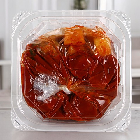 [冷]自家製カクテキ500g/韓国食品 韓国おかず 大根キムチ
