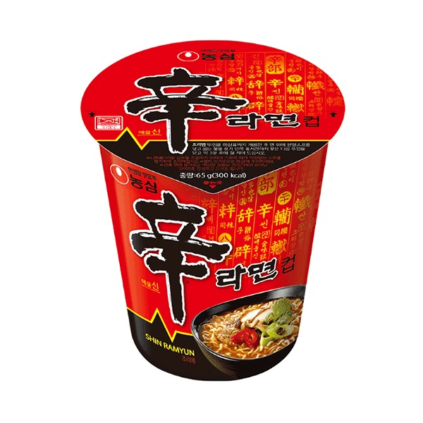 [農心] 辛ラーメン カップ 65g / カップラーメン 韓国らーめん