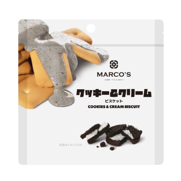 [MARCO'S] クッキー＆クリームビスケット 35g / 【賞味期限：26年5月30日】韓国食品 韓国お菓子 