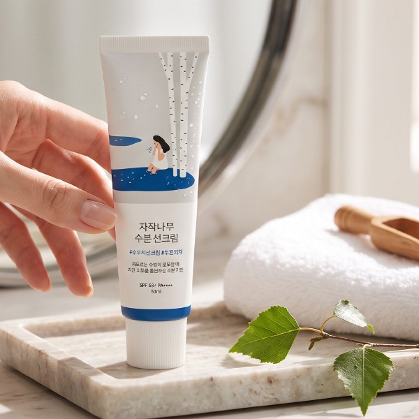 ROUND LAB] ラウンドラボ 白樺水分日焼け止め 50mL / SPF50+ / PA++++