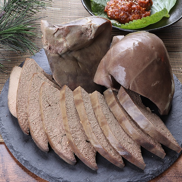 [凍] 豚レバー（ボイル）500g / 旨みたっぷり ボイル済み 