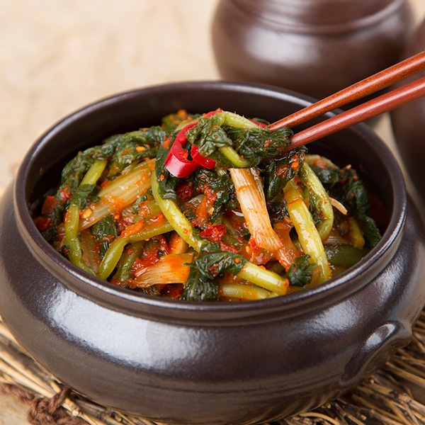 [冷]自家製小松菜キムチ500g/韓国おかず 韓国食品 キムチ