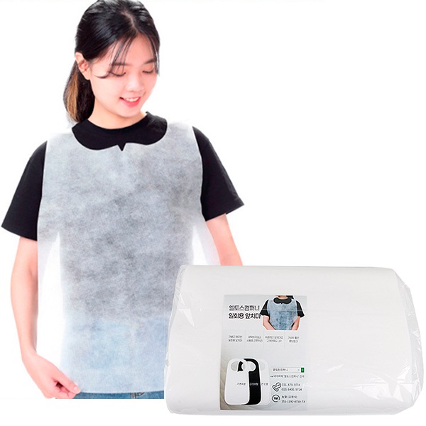 不織布エプロン(使い捨て)　100枚入