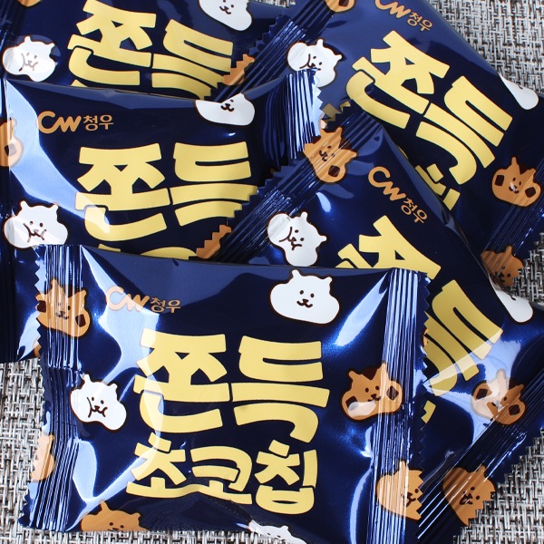 [CW]もちもちチョコチップ5個入/餅チョコチップ 韓国お菓子 韓国食品 バレンタイン