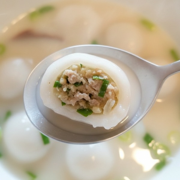 [凍]ダムドゥ タピオカ皮のミニ餃子 1kg / 一口サイズ 餃子スープ