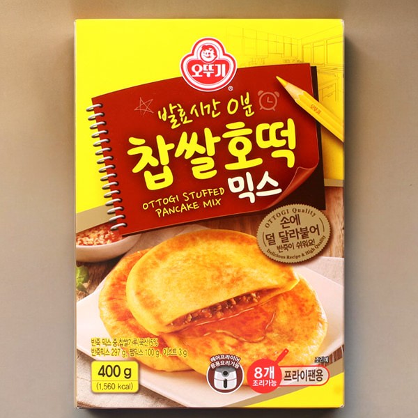 [オトゥギ]餅米ホトックミックス400g(約8個分)/韓国おやつ 韓国食品　ホットック ホットッ おやつ