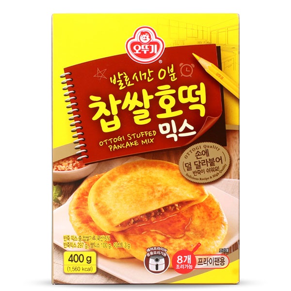 [オトゥギ]餅米ホトックミックス400g(約8個分)/韓国おやつ 韓国食品　ホットック ホットッ おやつ