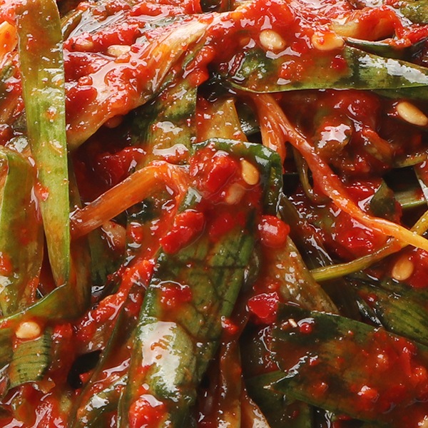 [冷]自家製にらキムチ500g/韓国おかず 韓国総菜 韓国食品　