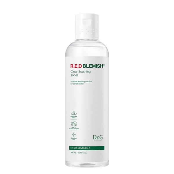 [Dr.G]R.E.D BLEMISH クリアスージングトナー 300ml/レッド ブレミッシュ 敏感肌 化粧水 ドクタージー 韓国コスメ 水分トナー