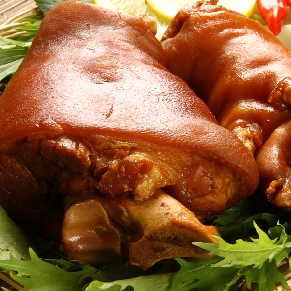 [冷]東大門王豚足1kg(固まり)(味付)/豚肉 加工食品