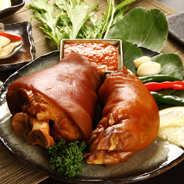 [冷]東大門王豚足1kg(固まり)(味付)/豚肉 加工食品
