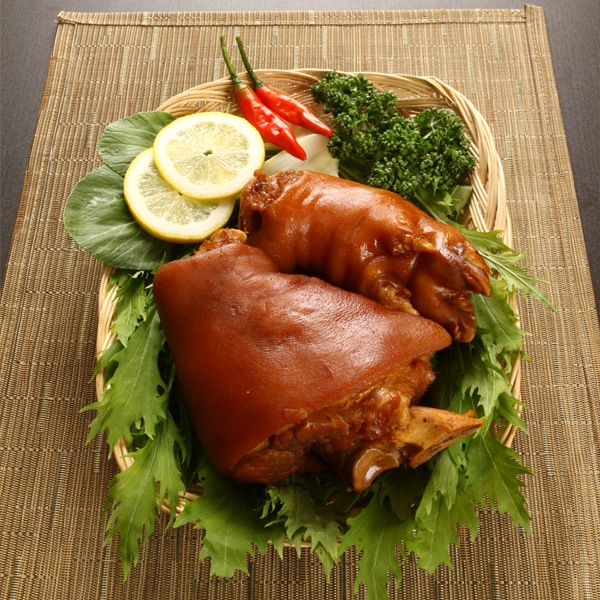 [冷]東大門王豚足1kg(固まり)(味付)/豚肉 加工食品