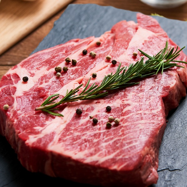 [凍]ジャンボ ステーキ 約500g【量り売り】（厚さ2cm）※クレジットカード・銀行振込支払い不可※