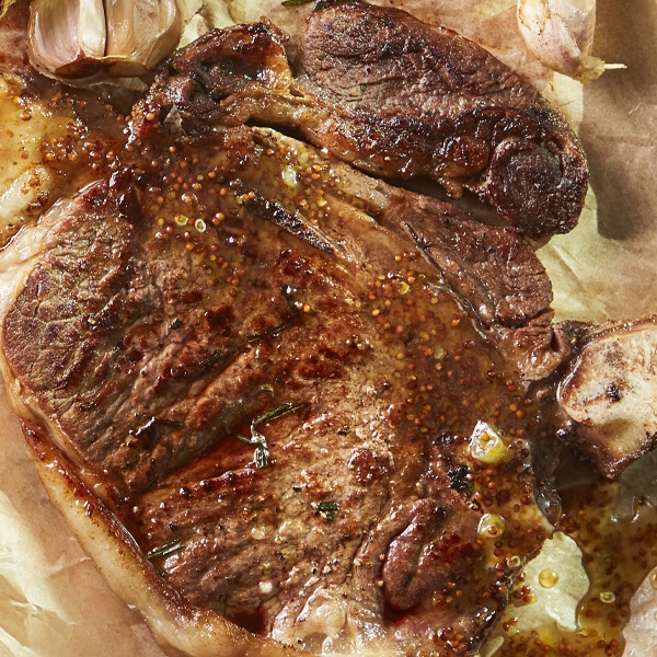 [凍]ジャンボ ステーキ 約500g【量り売り】（厚さ2cm）※クレジットカード・銀行振込支払い不可※