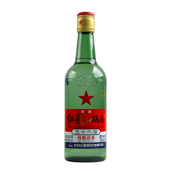 二鍋頭酒(500ml)-Alc.56％ | 韓国市場,中国/インド食材,中国食材