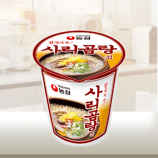 [農心]サリコムタン カップ 61g / 韓国らーめん カップラーメン