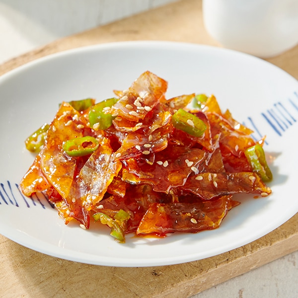 [冷]自家製カワハギ和え物200g/韓国おかず 総菜 韓国食品