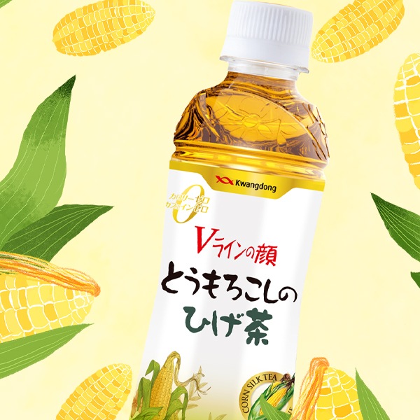 [カンドン]トウモロコシひげ茶340ml/広東 韓国お茶 韓国飲料 韓国飲み物 韓国ドリンク