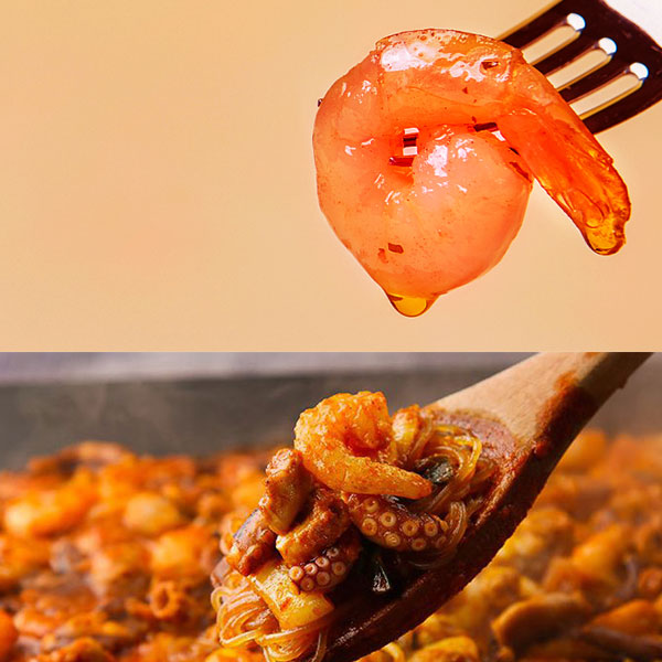 [凍]K-baro 本場韓国秘伝のタレナッコプセ230g/イイダコ ホルモン エビ 韓国料理 冷凍レトルト