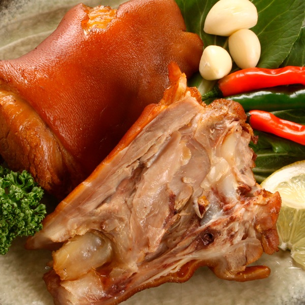 [冷]東大門骨無し豚足約500g(固まり/味付)/豚肉 加工食品