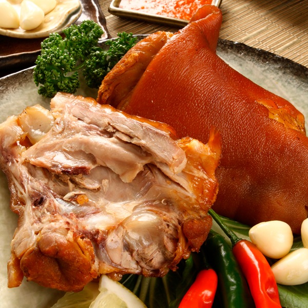 [冷]東大門骨無し豚足約500g(固まり/味付)/豚肉 加工食品