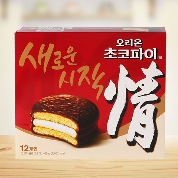 [ORION]チョコパイ1箱(12個入り)/オリオン マシュマロ おやつ 韓国お菓子 韓国食品
