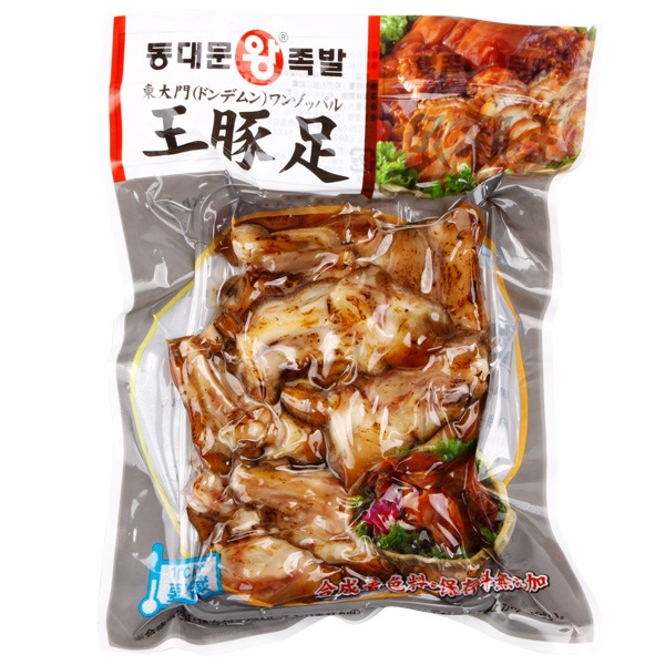 [冷]東大門直火焼き豚足500g(味付)