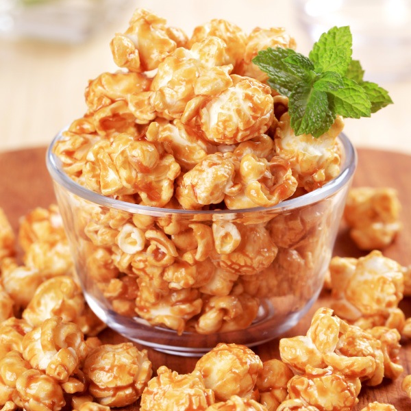 [韓国市場] 大容量 キャラメル ポップコーン 260g / ボトル入り 映画館気分！