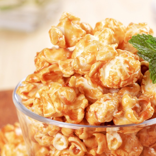 [韓国市場] 大容量 キャラメル ポップコーン 260g / ボトル入り 映画館気分！