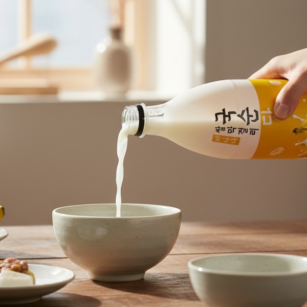 [麹醇堂]バナナ米マッコリ Alc.4％ 750ml/韓国まっこり　韓国お酒
