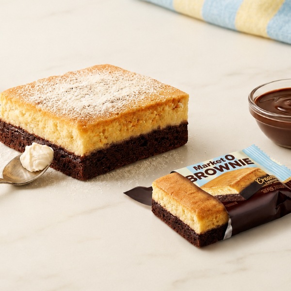 [Market O] リアルブラウニー クリームチーズ 240g｜濃厚チョコ×まろやかクリームチーズ 韓国お菓子